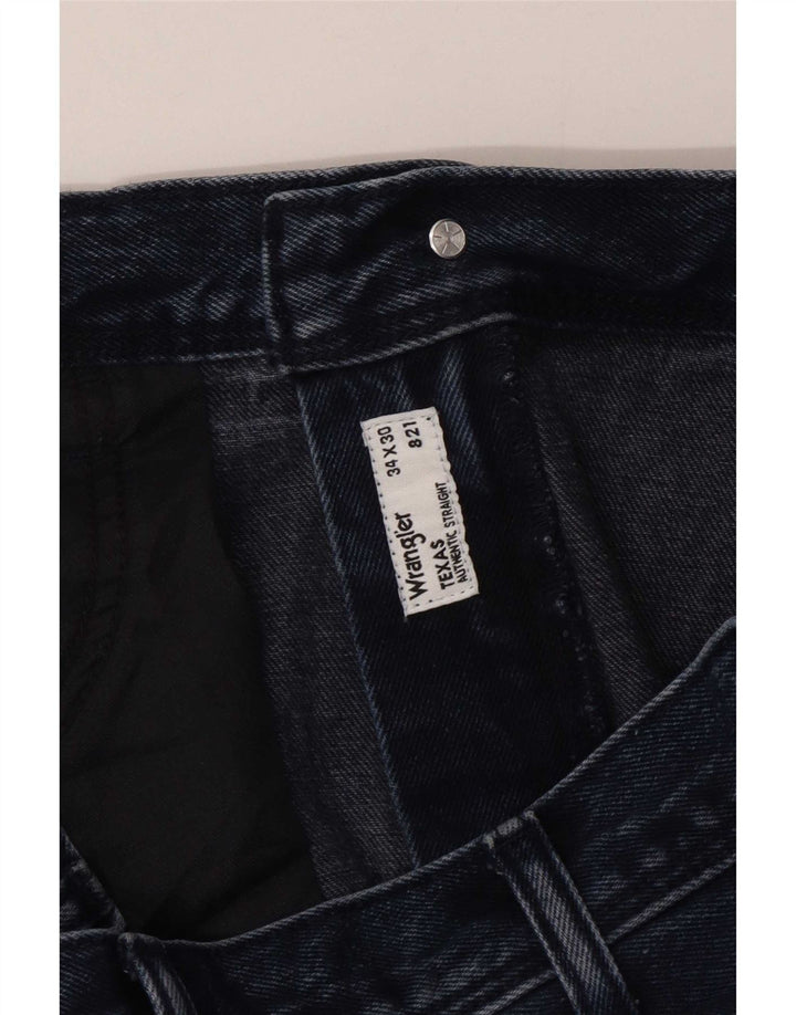 Blugi drepte pentru bărbați Wrangler Texas W34 L30 bleumarin
