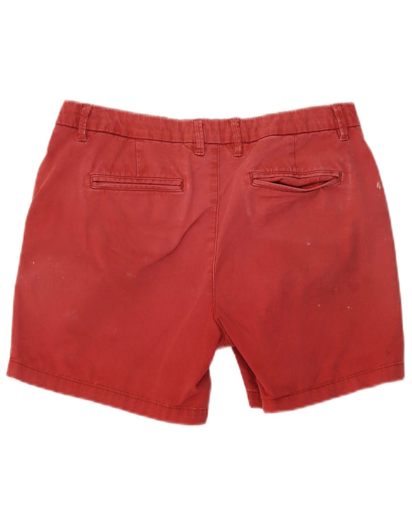 Pantaloni scurți chino pentru femei Fat Face UK 10 Small W32 Bumbac roșu