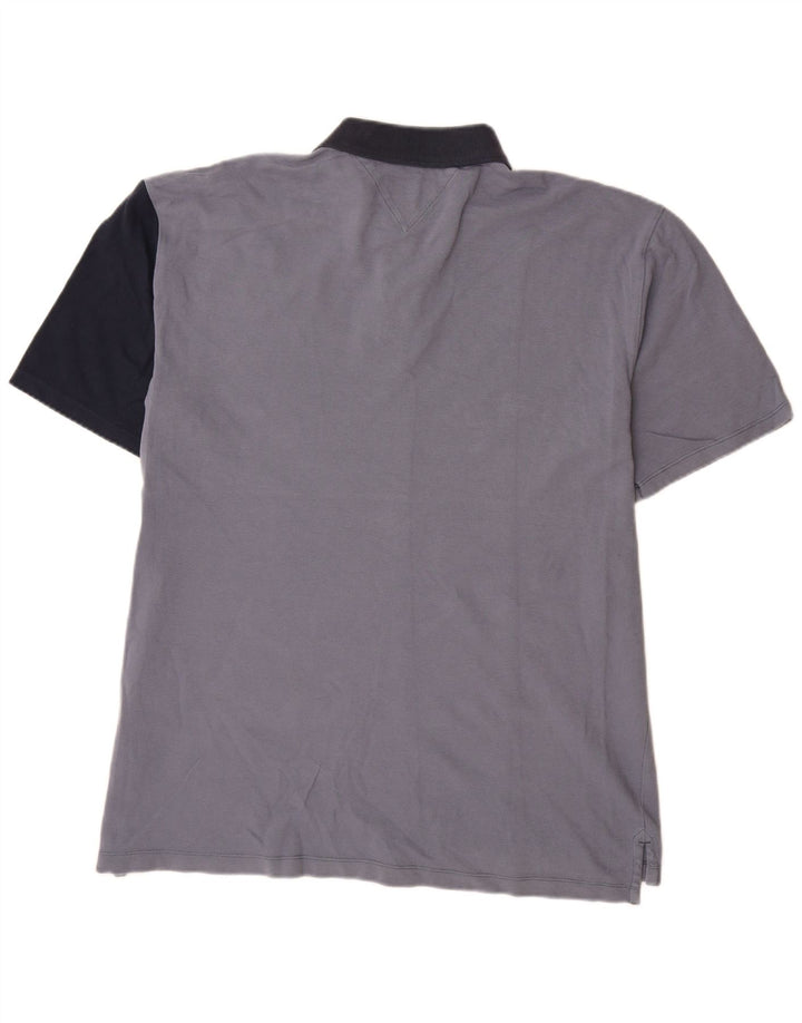 Tricou polo TOMMY HILFIGER pentru bărbați 2XL, bumbac color-bloc multicolor