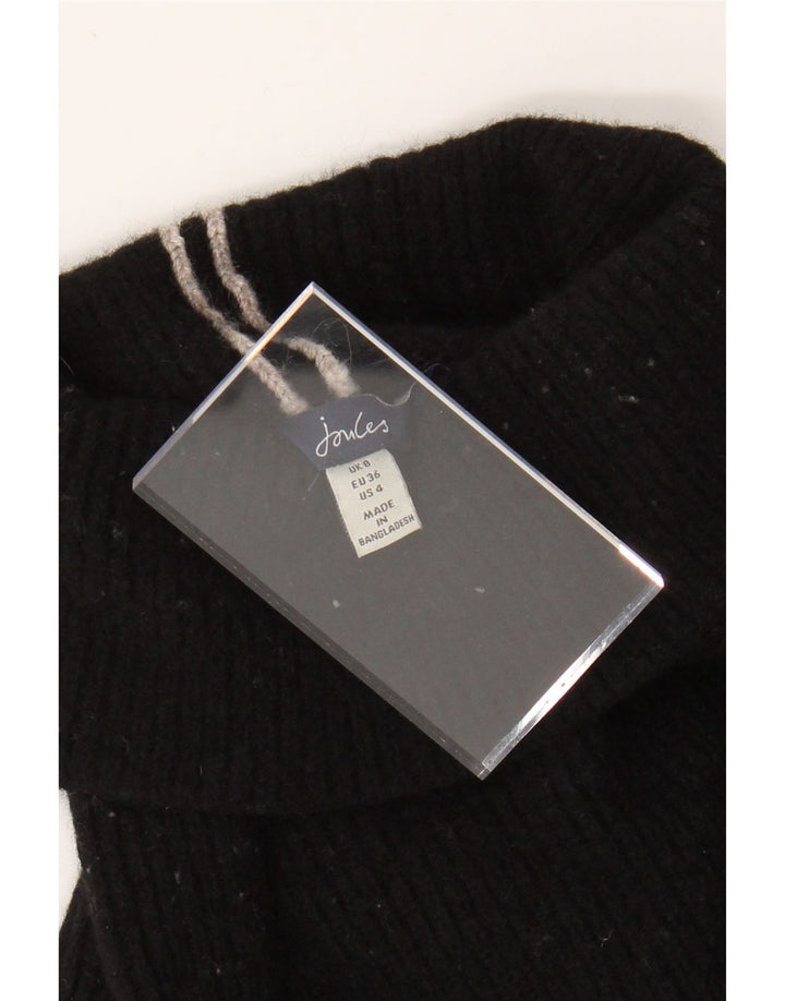 JOULES Pulover cu gât rulat pentru femei UK 8 Small Negru