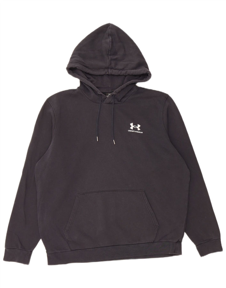 Pulover pentru bărbați Under Armour, bumbac mare, negru