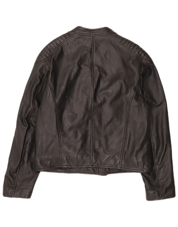Jachetă de piele pentru bărbați Basile UK 38 Medium Black