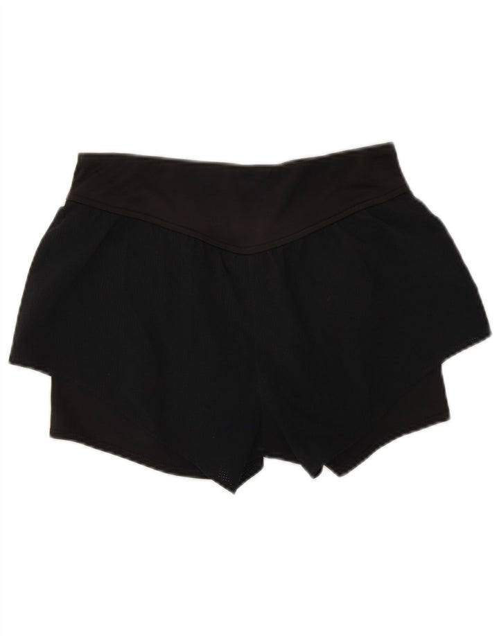 Pantaloni scurti sport Reebok Speedwick pentru femei UK 8/10, poliester negru mic