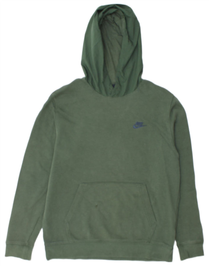 Pulover Nike Grafic pentru bărbați, bumbac verde mediu