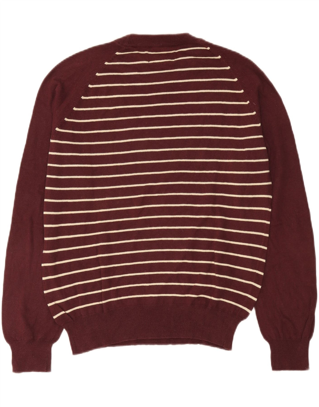 Foot Locker Pulover Crew Deck Jumper pentru bărbați Medium Burgundy cu dungi