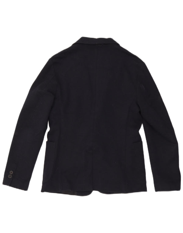 Jachetă blazer pentru bărbați Zara, cu 2 nasturi, UK 38 Mediu, bleumarin, poliester