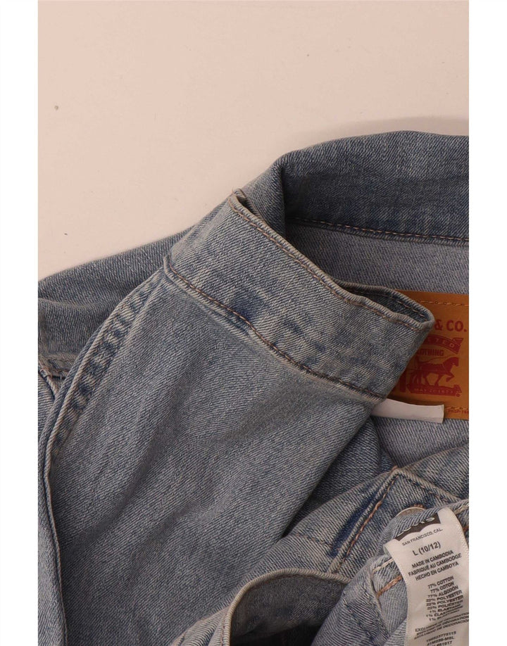 Geaca Levi's Fete Denim 10-11 Ani Mare Bumbac Albastru