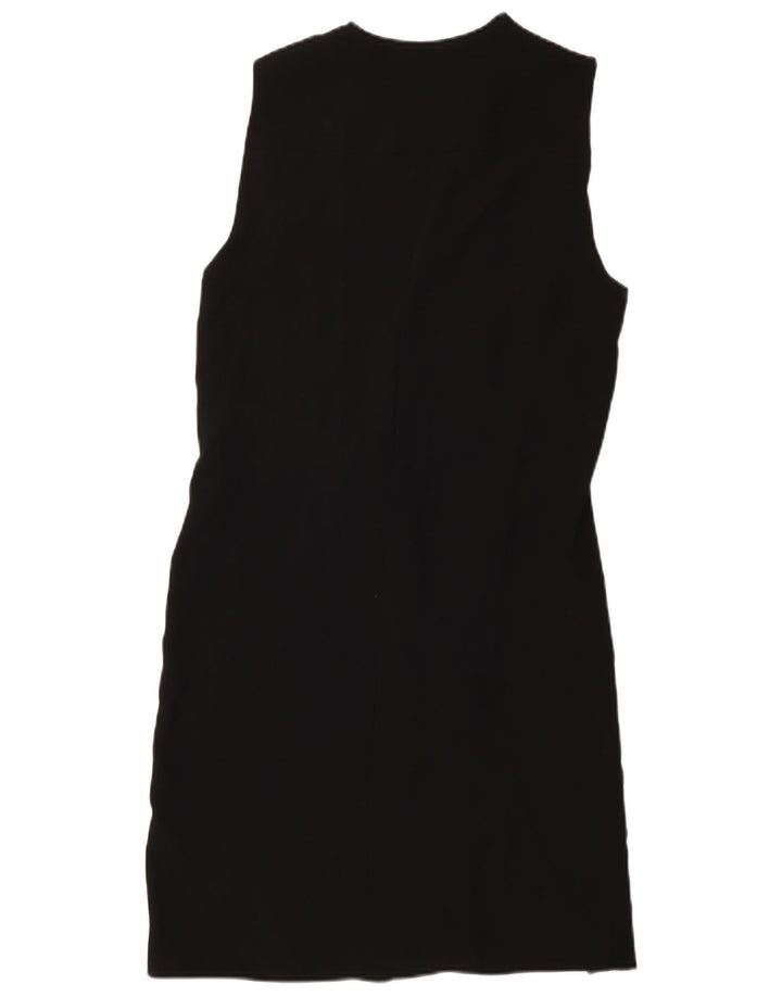Rochie Wrap fără mâneci pentru femei Zara UK 14 Medium Black