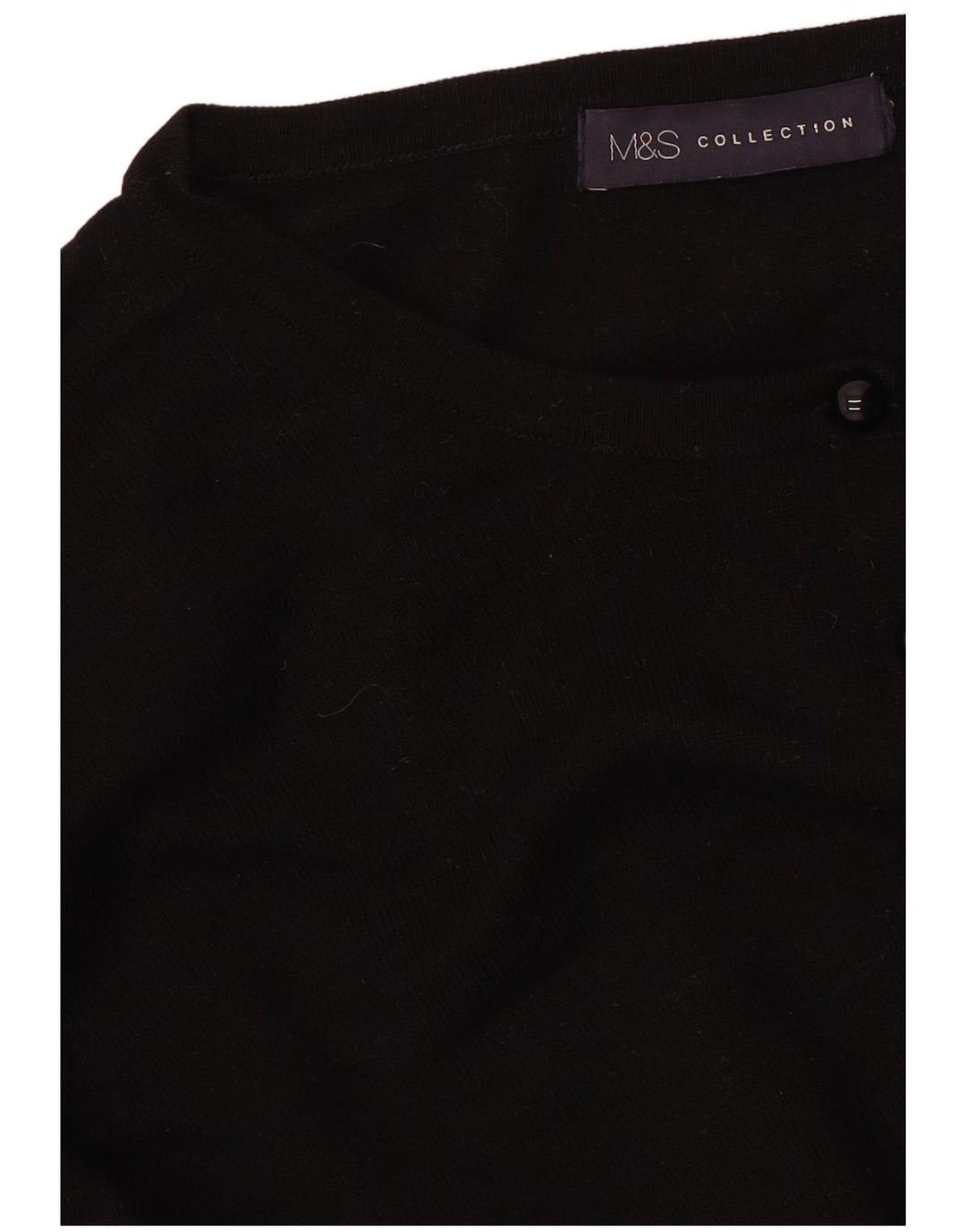 MARKS & SPENCER Pulover cardigan crop pentru femei UK 14 Medium Black