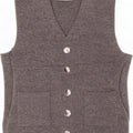 Vestă din tricot pentru femei Zara UK 12 Medium Gri Poliester