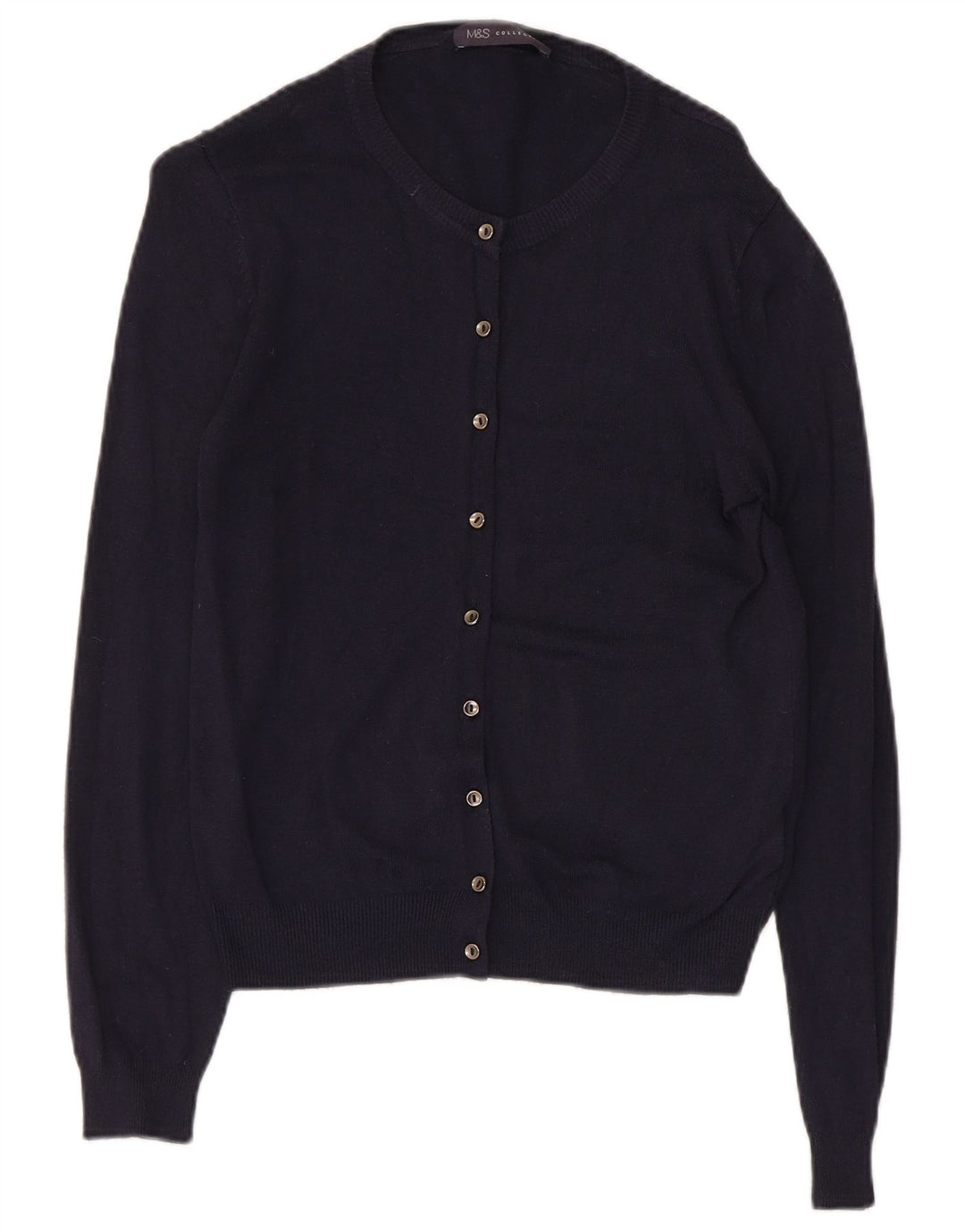 Pulover cardigan pentru femei Marks & Spencer UK 8 mic, bleumarin, viscoză