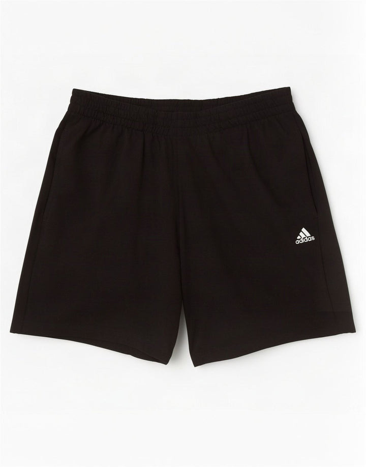 Pantaloni scurți sport pentru bărbați Adidas Climalite, bumbac mediu negru