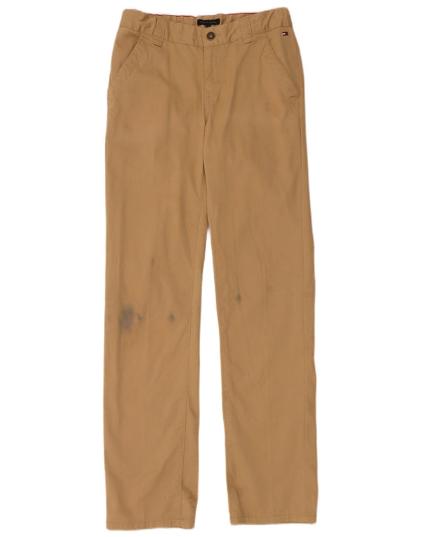 Pantaloni chino drepți Tommy Hilfiger băieți 15-16 ani W30 L31 bej