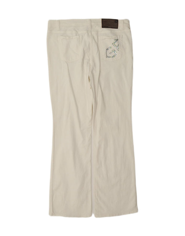 Blugi GF Ferre pentru femei Bootcut W34 L31 alb