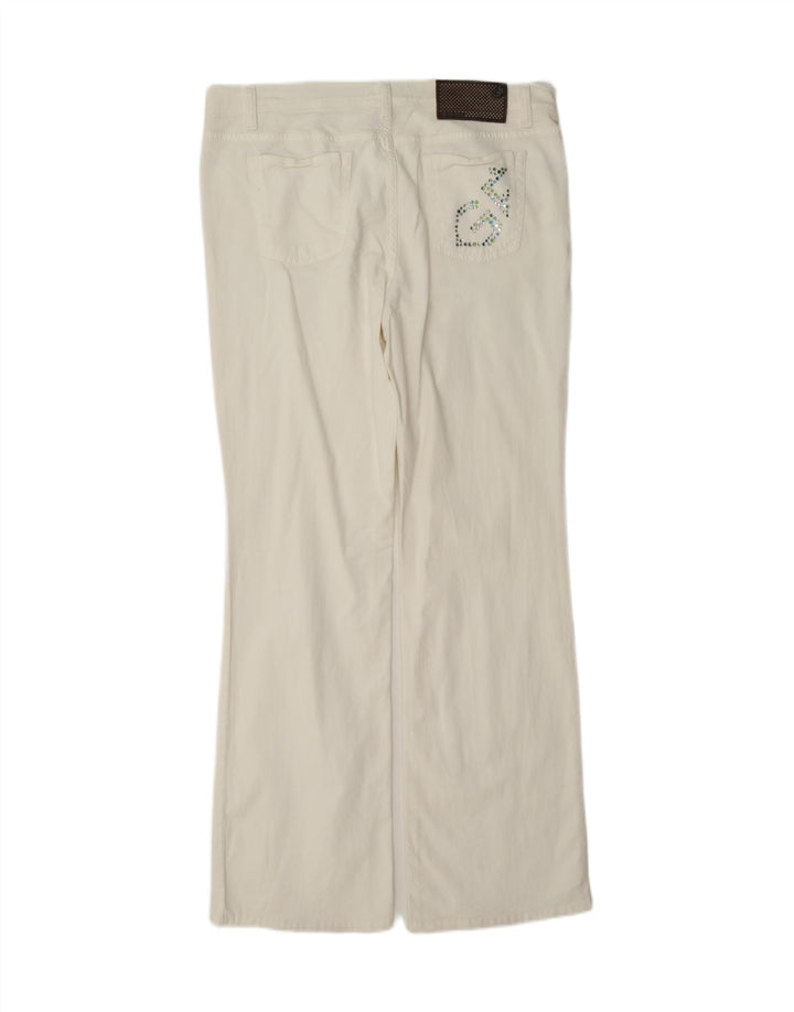 Blugi GF Ferre pentru femei Bootcut W34 L31 alb