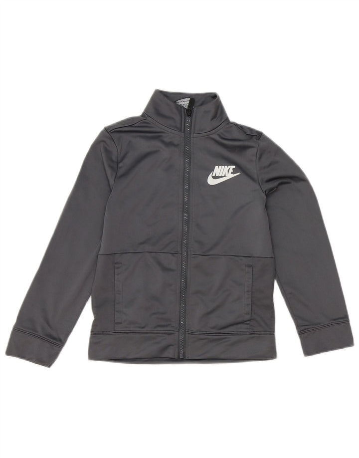 Jachetă de trening pentru băieți Nike 6-7 ani, mare, gri, poliester