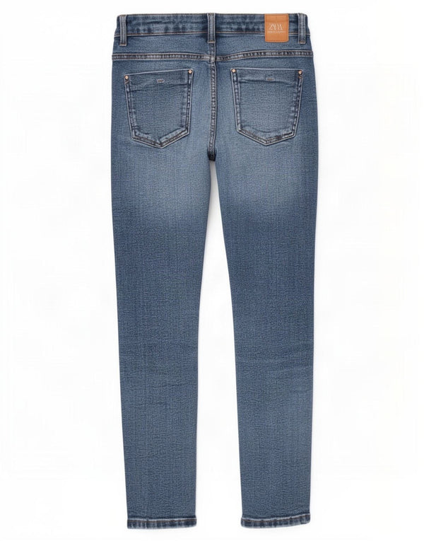 Zara Womens Skinny Jeans EU 38 Small W28 L27 Blue Cotton