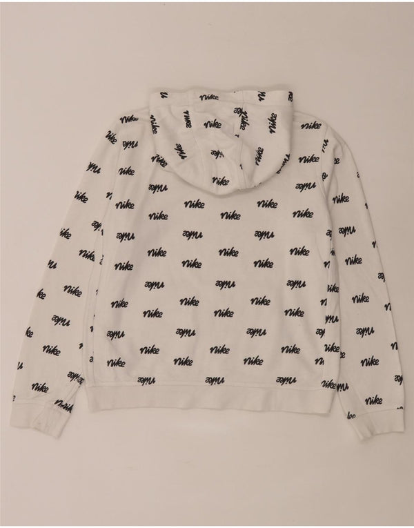 Pulover Nike pentru băieți Graphic Standard Fit 13-14 ani XL Bumbac alb