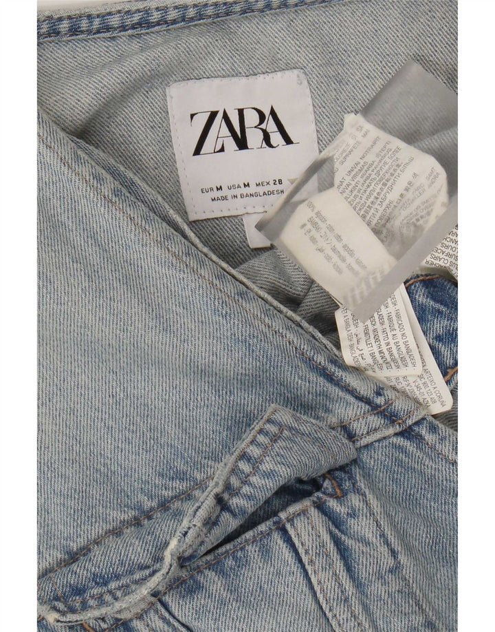 Costum pentru femei Zara din denim UK 12, bumbac albastru mediu