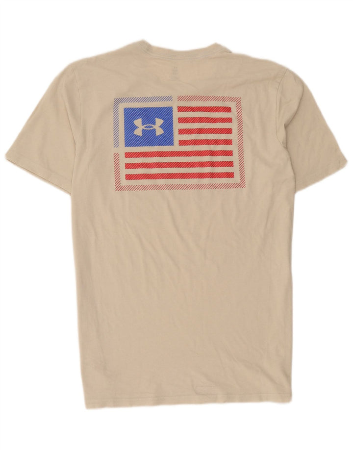 Tricou grafic pentru bărbați Under Armour Top Mediu Bej