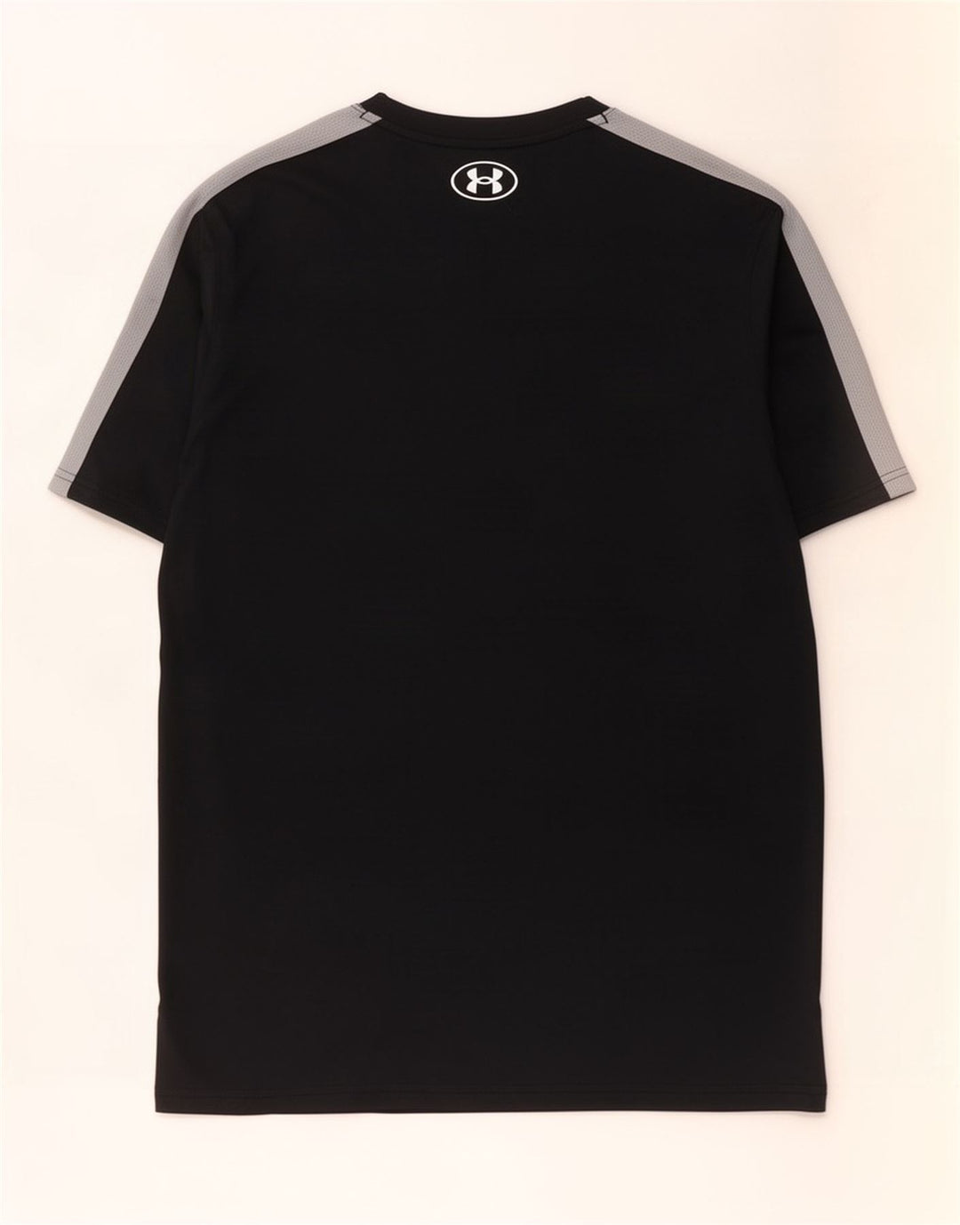 Tricou Under Armour pentru bărbați Top mare, negru, poliester color bloc