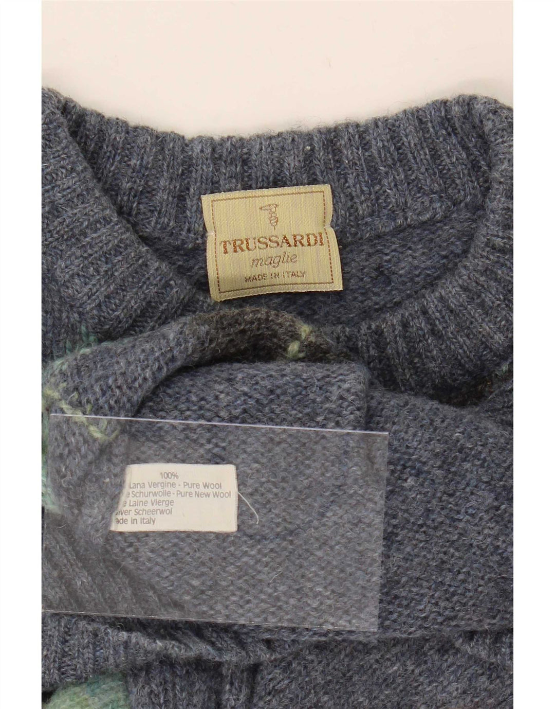 Pulover Trussardi pentru bărbați cu gât crew