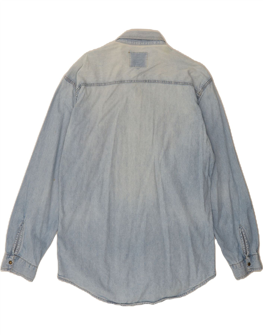 CARRERA Mens Denim Shirt Large Blue Cotton Vintage Carrera and Second-Hand Carrera from Messina Hembry 