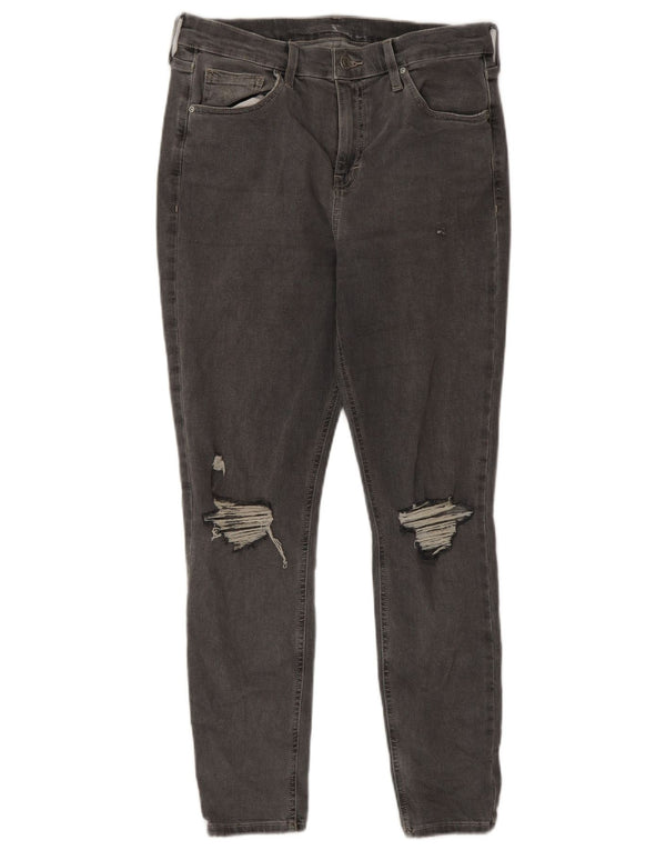 Blugi slim pentru femei Topshop L30 L26 bumbac gri