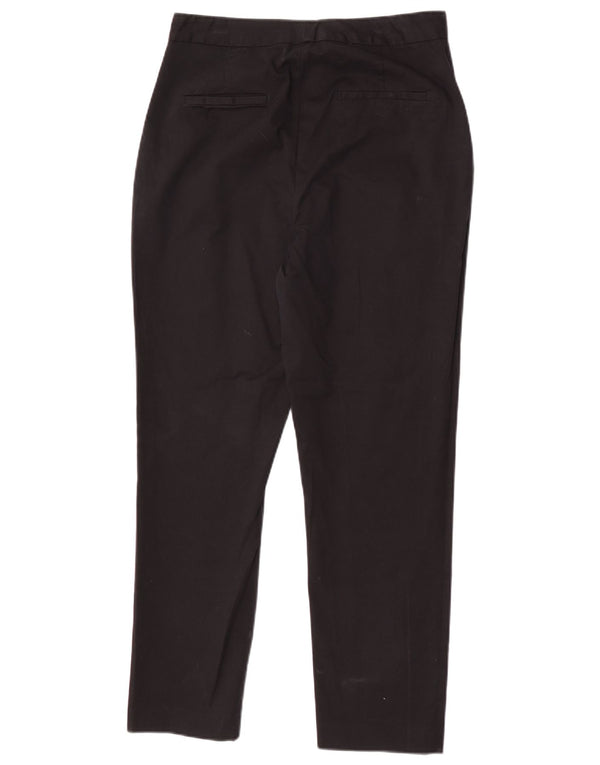 Pantaloni tăiați pentru femei Zara, mari L30 L26, bumbac negru
