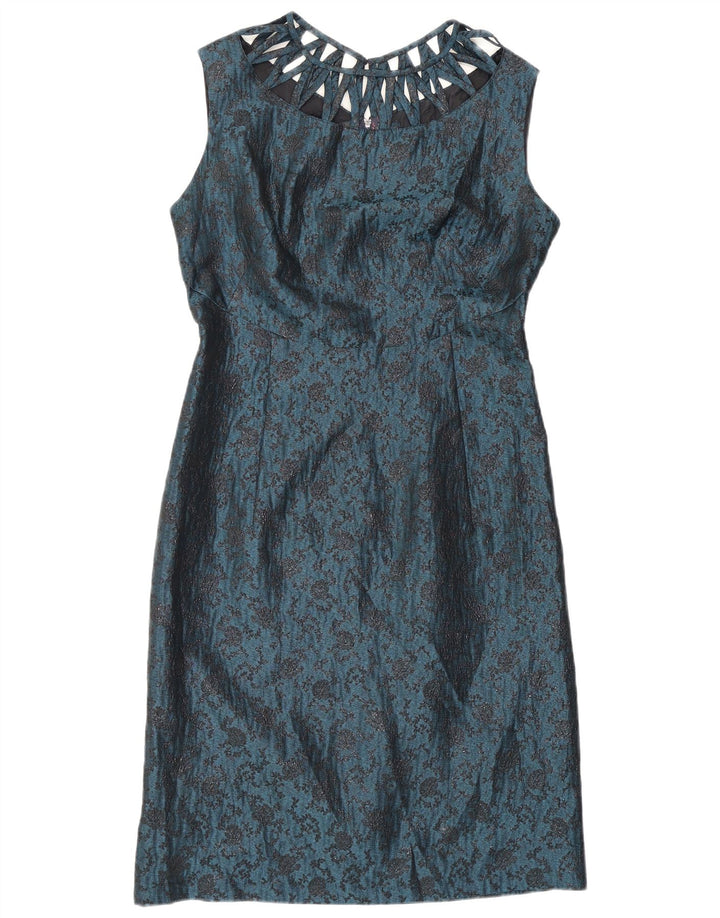 Set de 2 bucăți Vintage pentru femei, 2 nasturi, UK 12 Medium Blue Floral