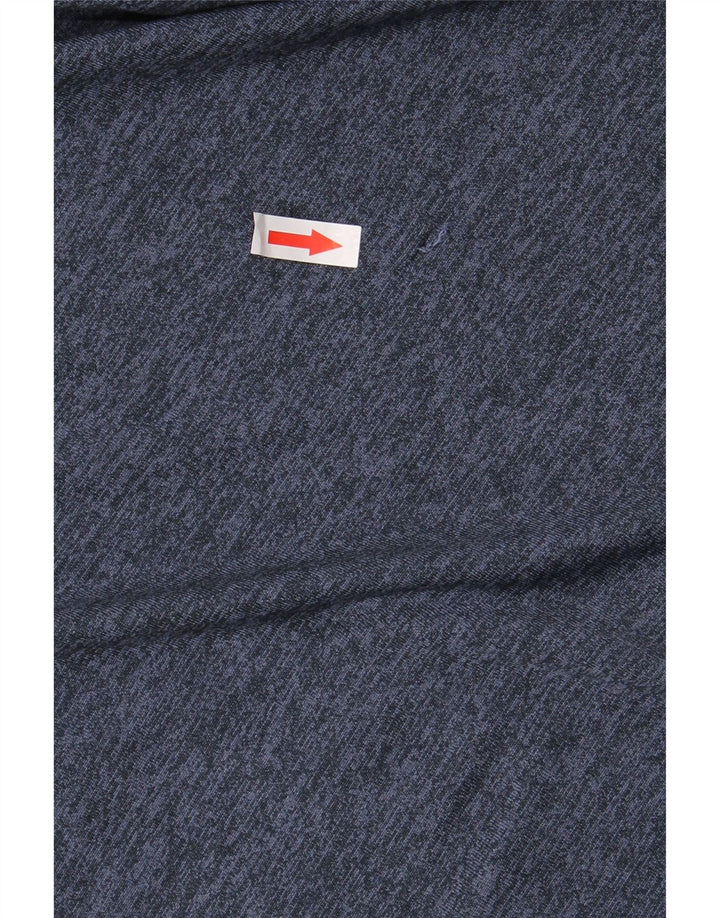 Cămașă polo Under Armour pentru bărbați, poliester pătat, albastru marin mediu