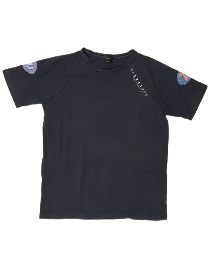 Tricou grafic pentru bărbați DIESEL Top XL Bleumarin