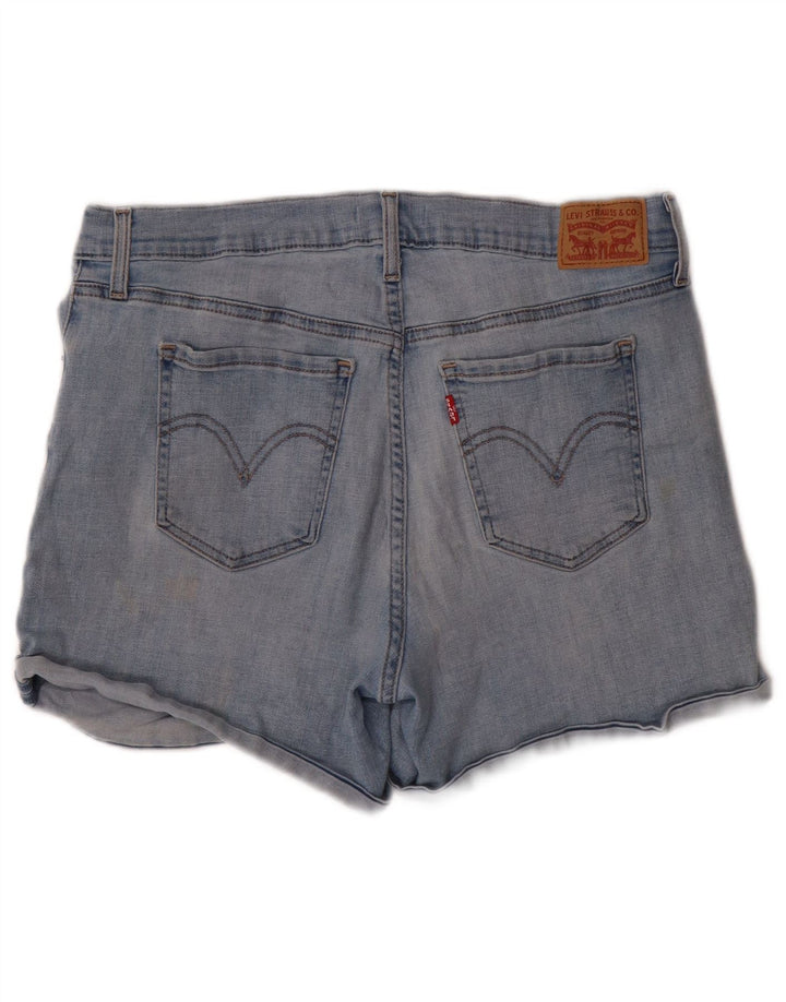 Pantaloni scurți din blugi pentru femei LEVI'S W32, bumbac albastru mare