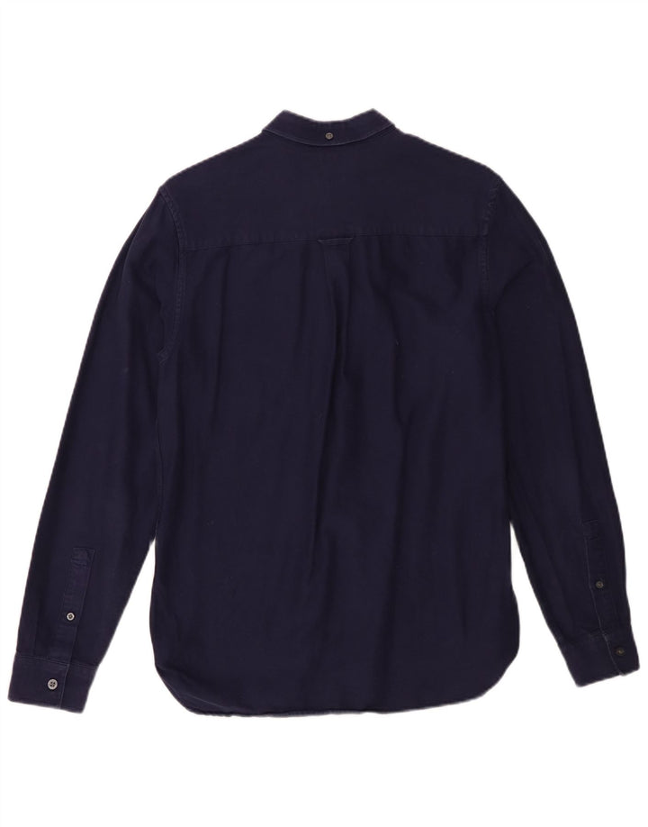 Cămașă pentru bărbați Lyle & Scott Bumbac bleumarin mic