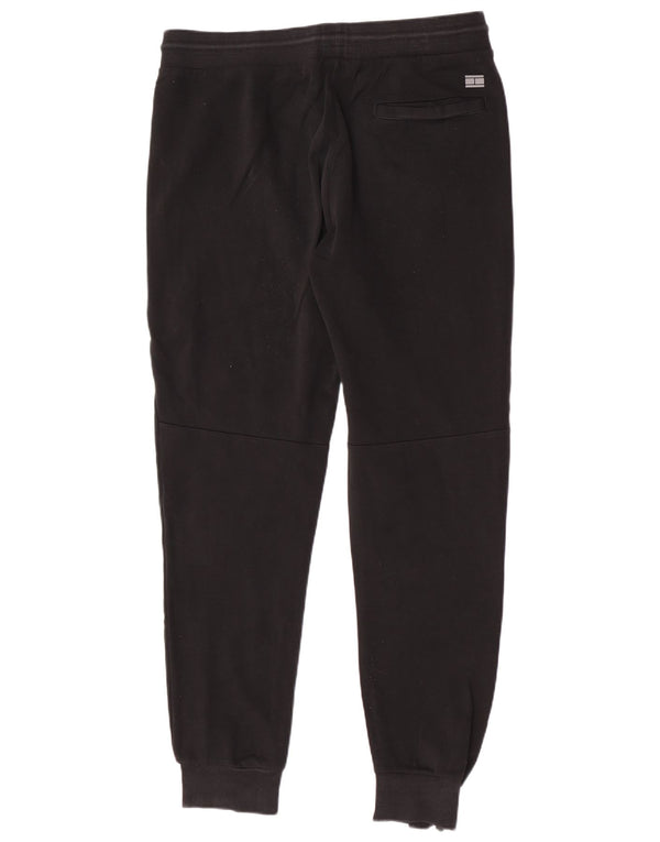 Pantaloni de trening Tommy Hilfiger pentru bărbați Pantaloni de jogging mari, negru, bumbac, sport