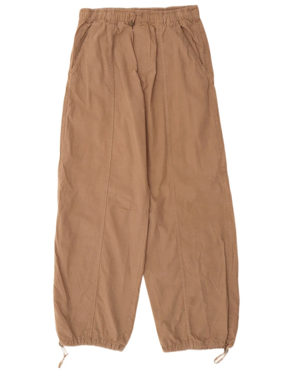 Pantaloni de jogging pentru femei Zara, cu ajustare largi, mici L24 L31 maro