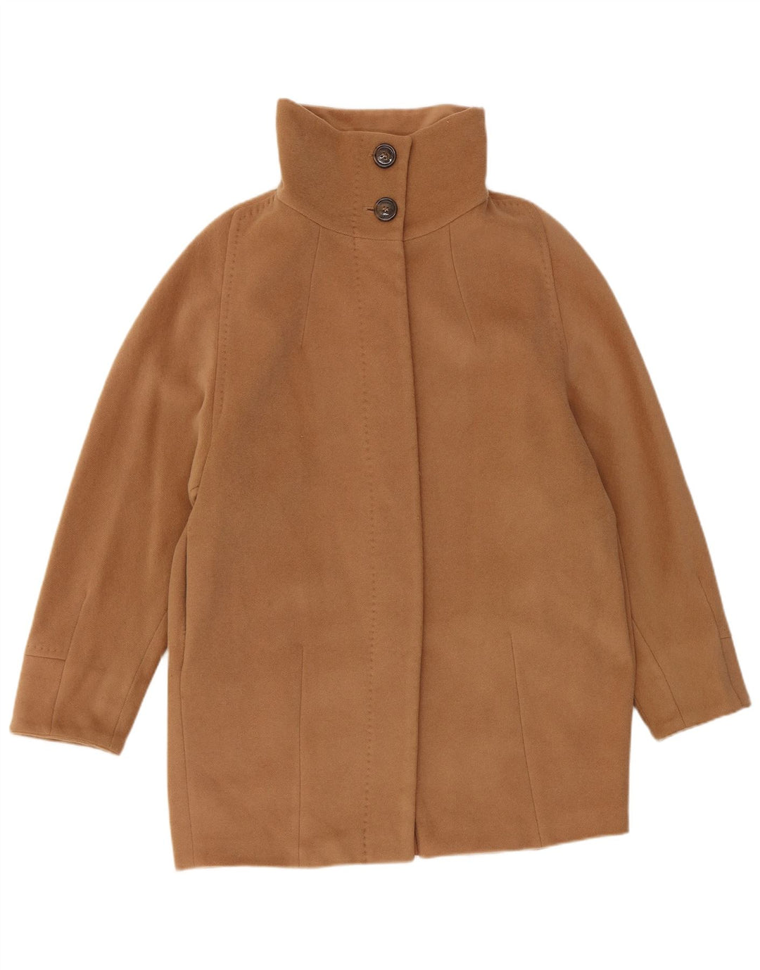 Pardesiu de weekend pentru femei Max Mara UK 8 mic bej lână virgină