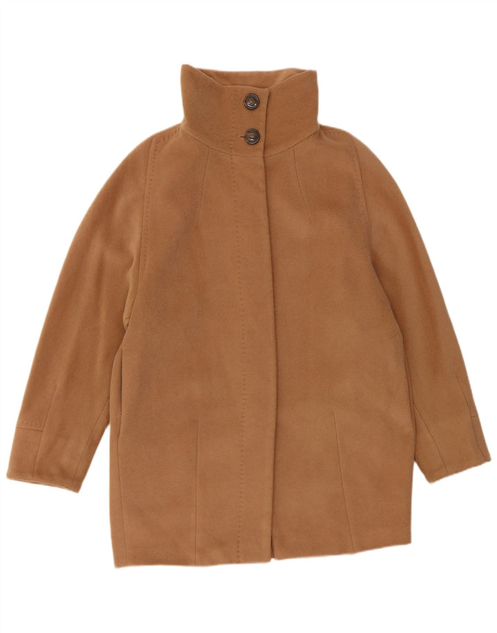 Pardesiu de weekend pentru femei Max Mara UK 8 mic bej lână virgină