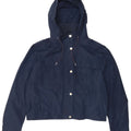 Geacă bomber cu glugă pentru femei Marks & Spencer UK 12 Medium Bleumarin