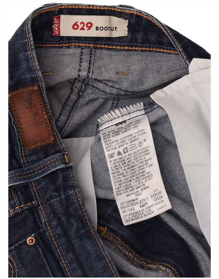Blugi Levi's pentru femei 629 Bootcut W32 L30 bumbac bleumarin