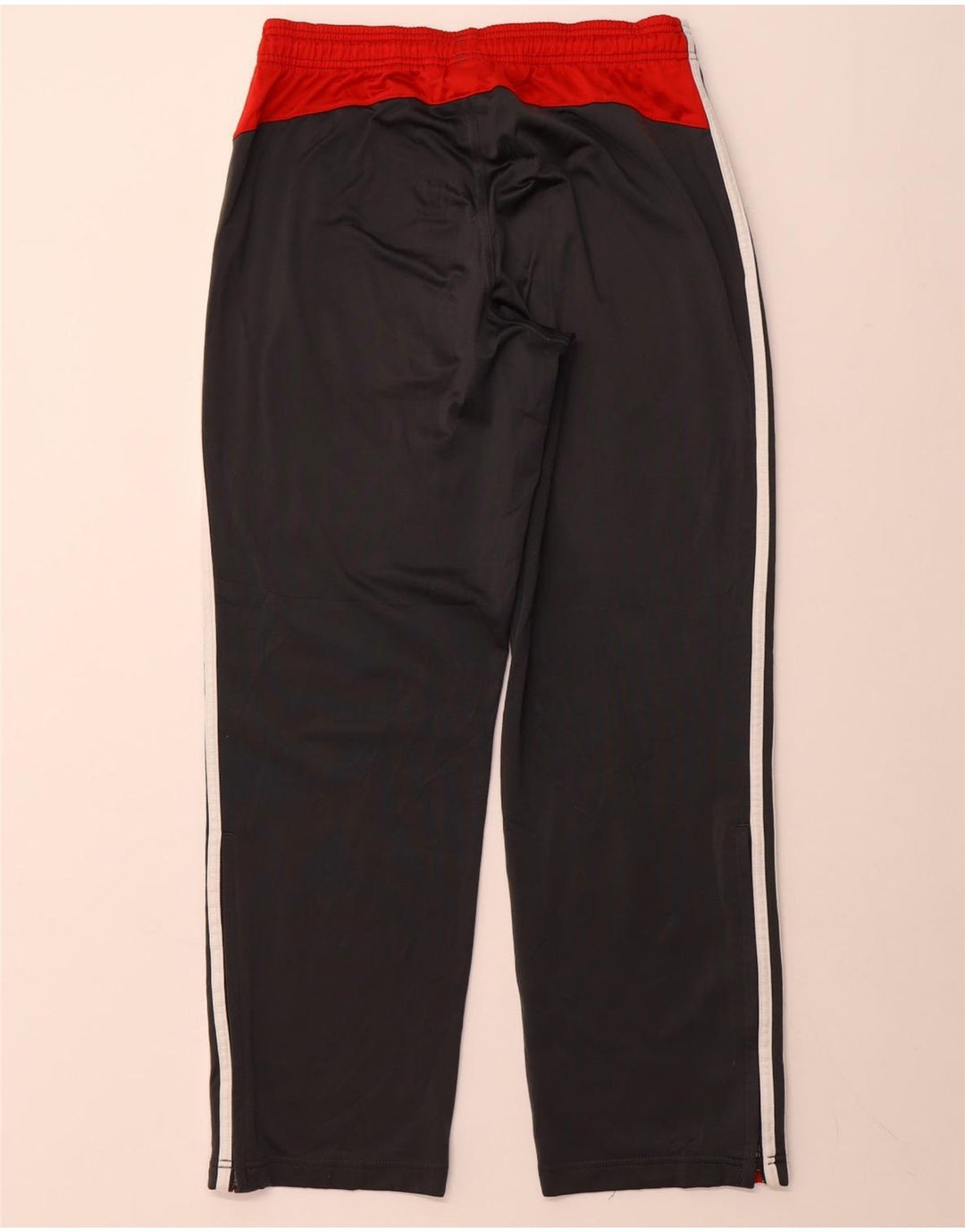 Pantaloni de trening ADIDAS pentru bărbați Marea Britanie 38/40 Gri mediu Poliester color bloc