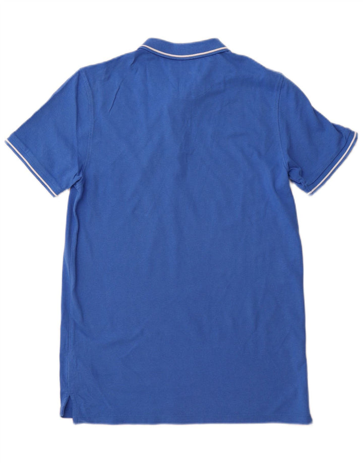 Cămașă polo LEE pentru bărbați, bumbac albastru mediu