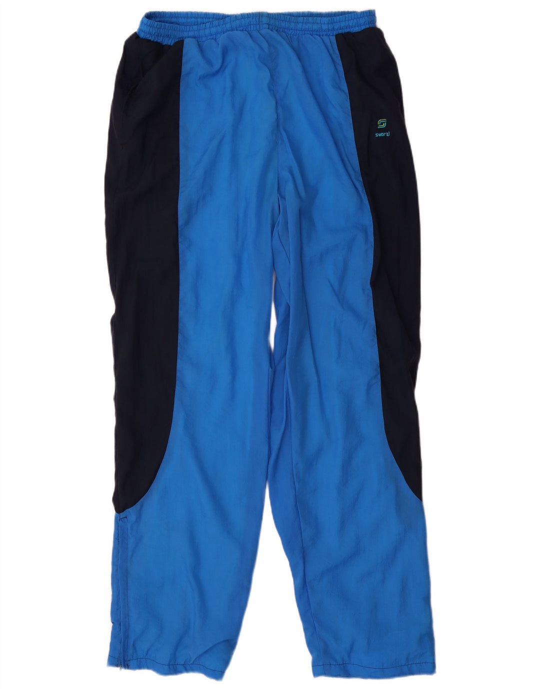Pantaloni de trening pentru bărbați VINTAGE, mare, albastru, nailon color bloc