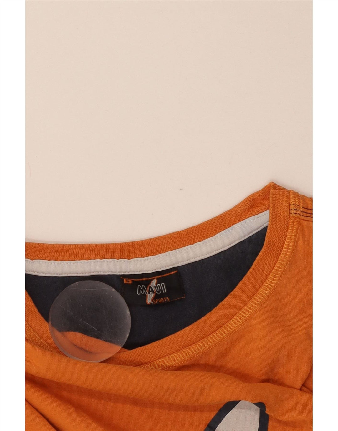 Tricou grafic pentru femei Maui and Sons Top UK 10 Bumbac portocaliu mic