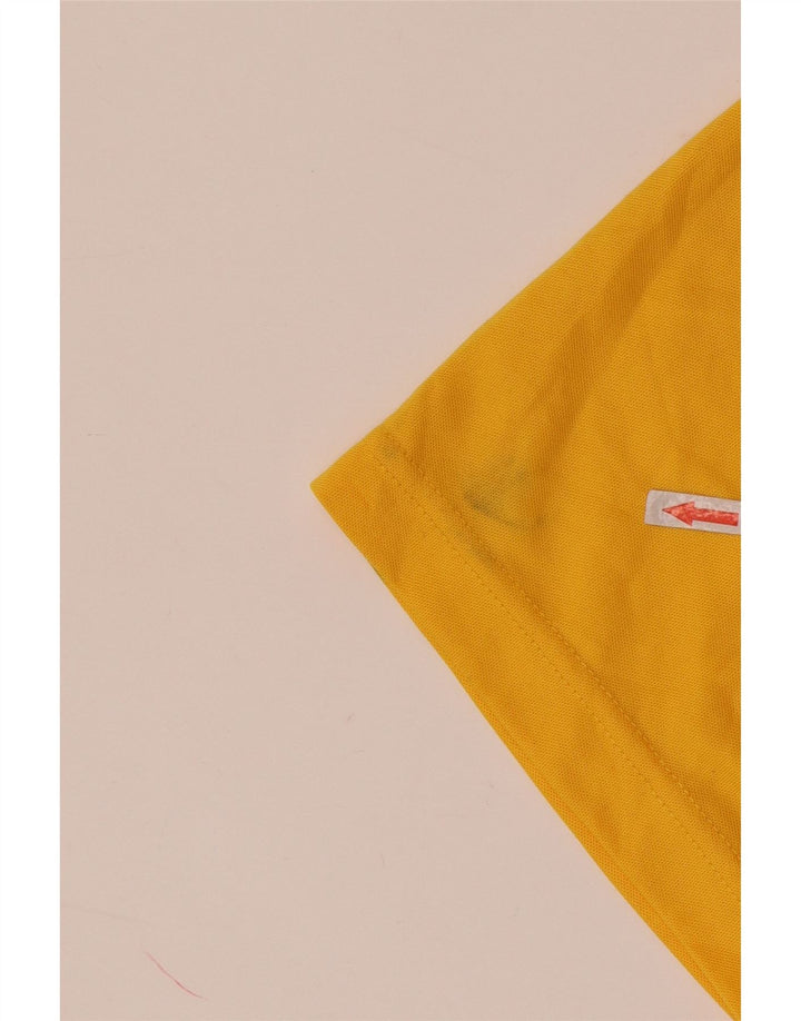 Tricou grafic pentru bărbați ADIDAS Top mic galben din poliester color bloc