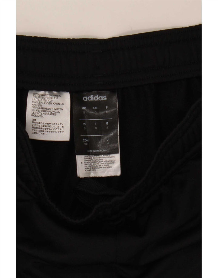 Pantaloni de trening Adidas Climalite pentru bărbați, poliester negru mic