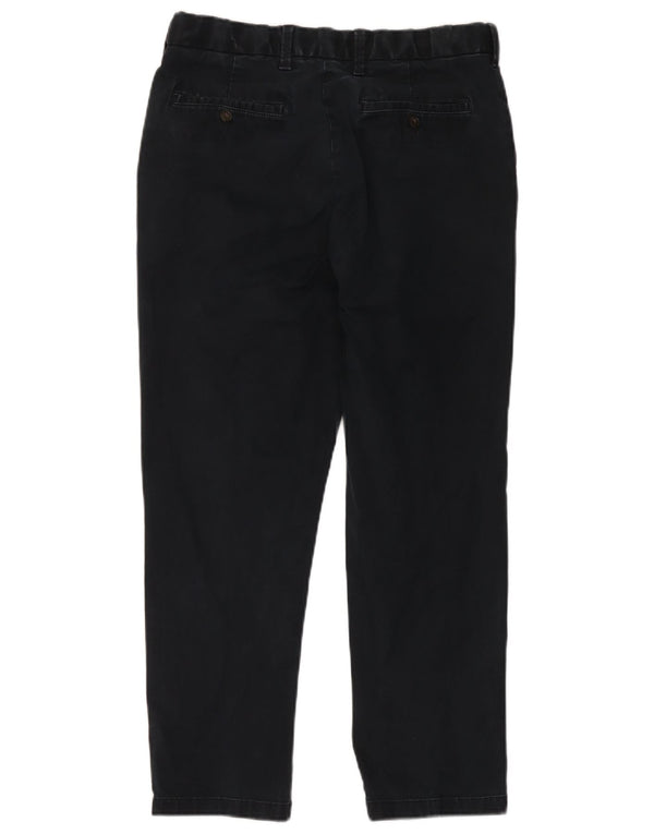 Marks & Spencer Pantaloni chino drepți Blue Harbour pentru bărbați L34 L29 bleumarin