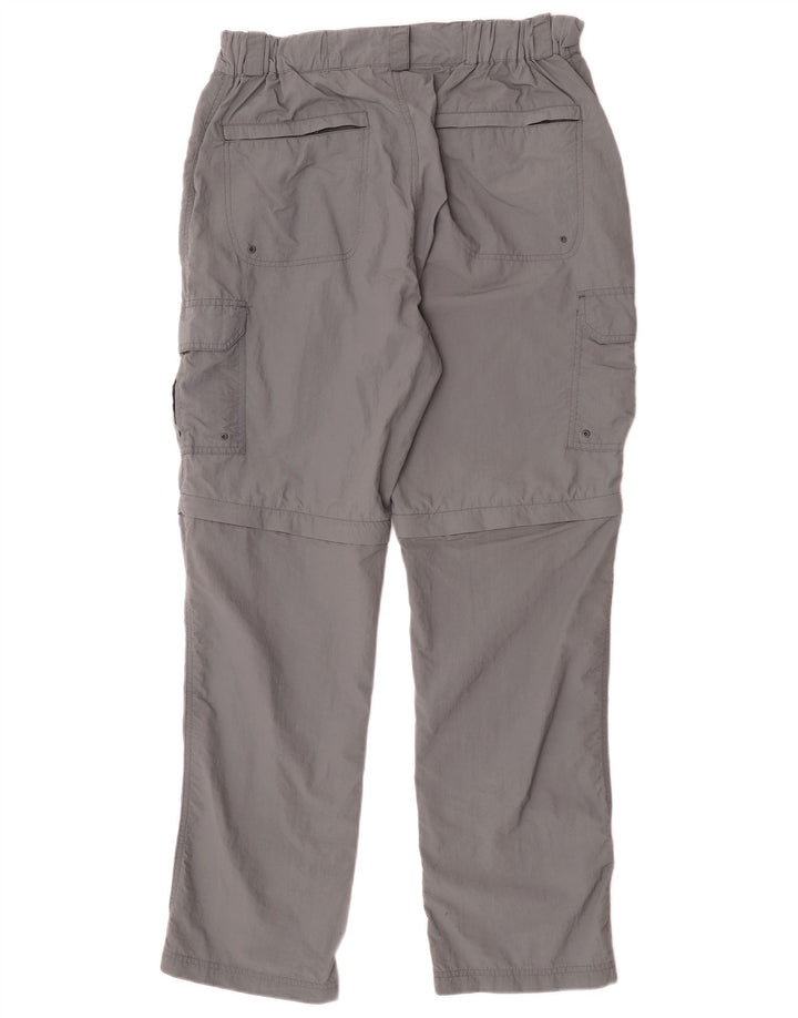 Pantaloni cargo drepti pentru bărbați Mountain Warehouse W34 L31 nailon gri