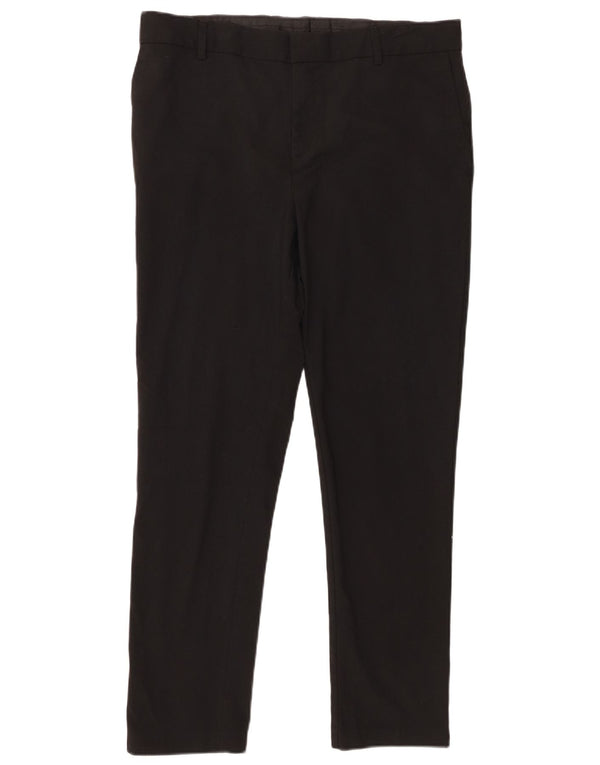 Marks & Spencer pantaloni chino subțiri pentru băieți 15-16 ani W36 L28 negru
