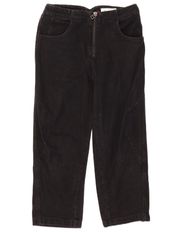 Blugi Drepți Femei Zara EU 36 XS W26 L23 Bumbac Negru